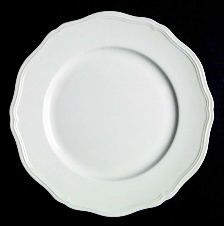 Terrace White Dinner Plate by Burgess & Leigh-1