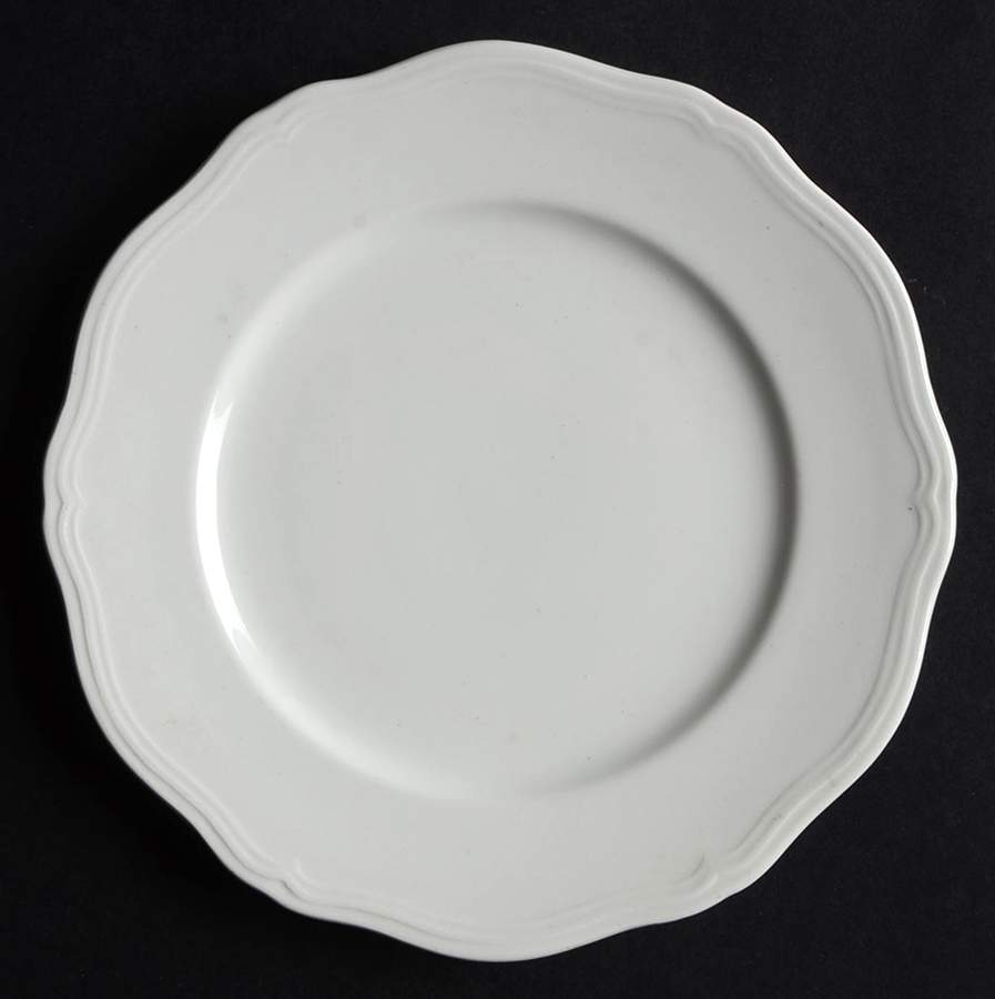 Terrace White Bread & Butter Plate by Burgess & Leigh-1
