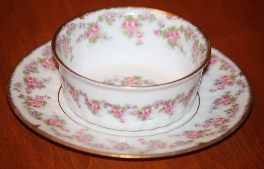 Bridal Wreath Ramekin & Saucer Set by Bawo & Dotter-1