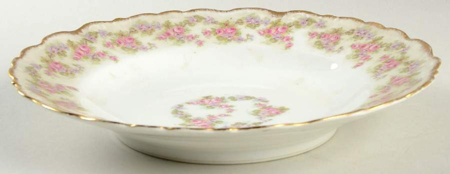 Bridal Wreath Large Rim Soup Bowl by Bawo & Dotter-1