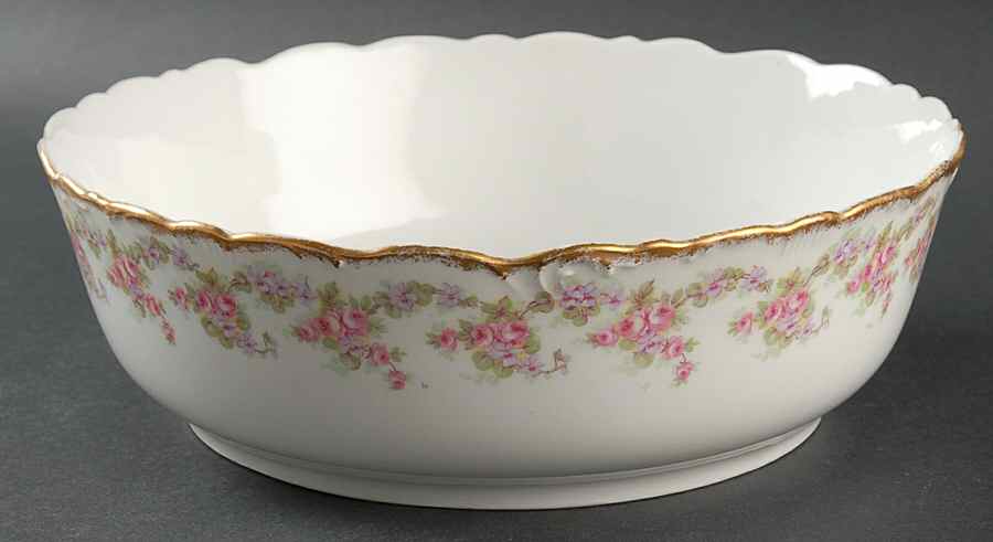 Bridal Wreath 9" Salad Serving Bowl by Bawo & Dotter-1