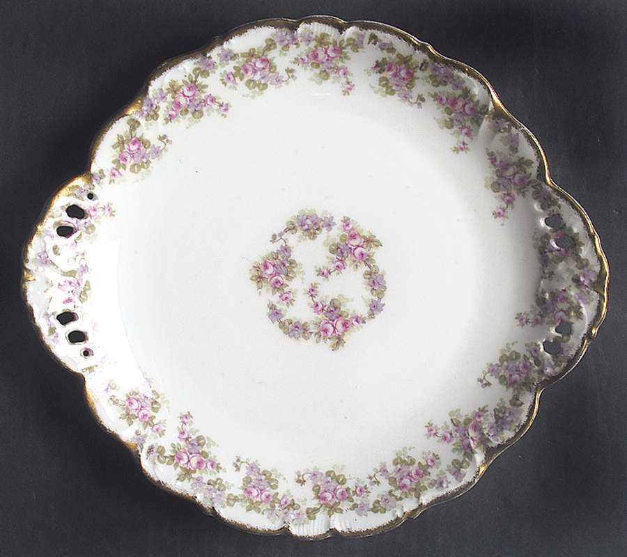 Bridal Wreath Handled Cake Plate by Bawo & Dotter-1