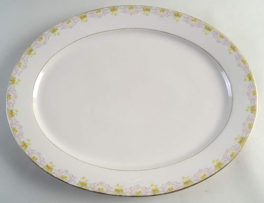 BWD110 17" Oval Serving Platter by Bawo & Dotter-1