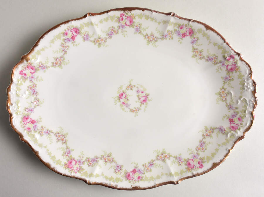 BWD126 13" Oval Serving Platter by Bawo & Dotter-1