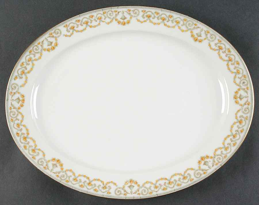 BWD13 13" Oval Serving Platter by Bawo & Dotter-1