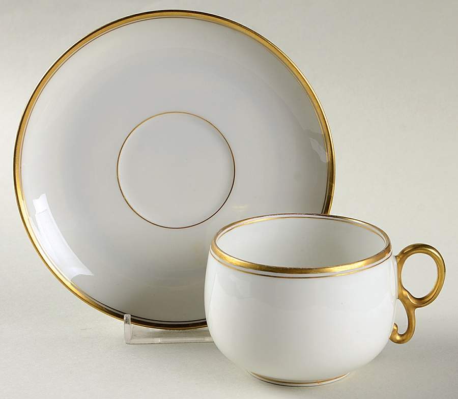 BWD134 Flat Cup & Saucer Set by Bawo & Dotter-1