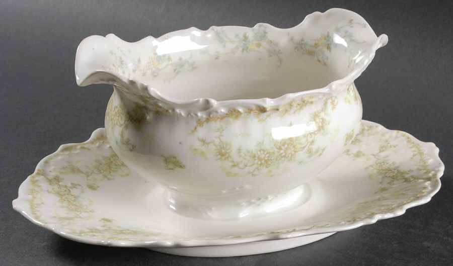 BWD2 Gravy Boat with Attached Underplate by Bawo & Dotter-1