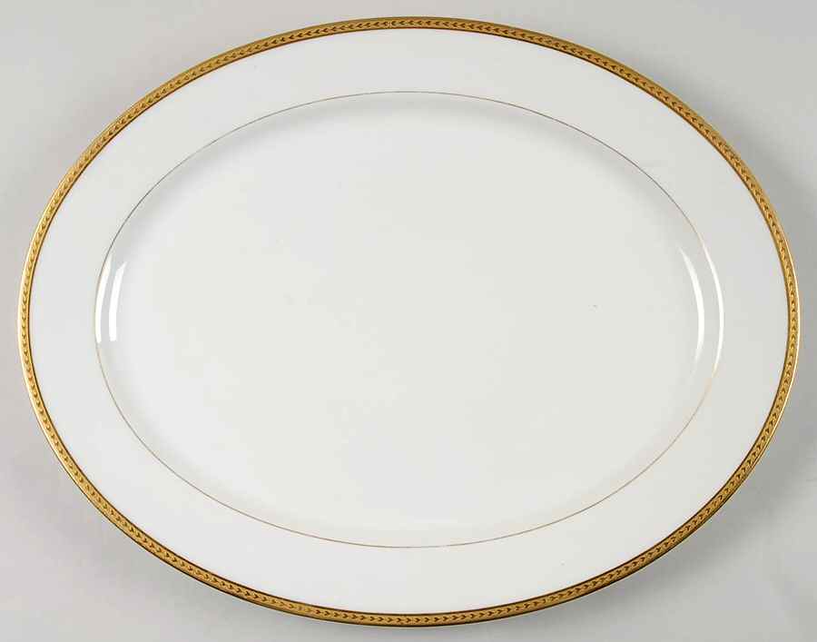 BWD25 15" Oval Serving Platter by Bawo & Dotter-1