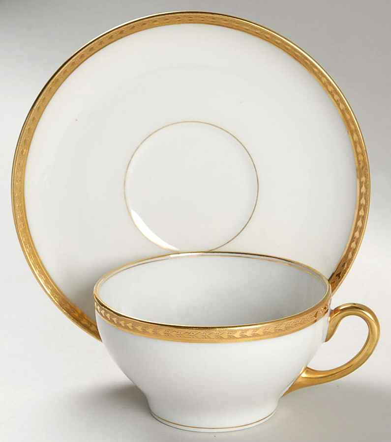 BWD25 Flat Cup & Saucer Set by Bawo & Dotter-1