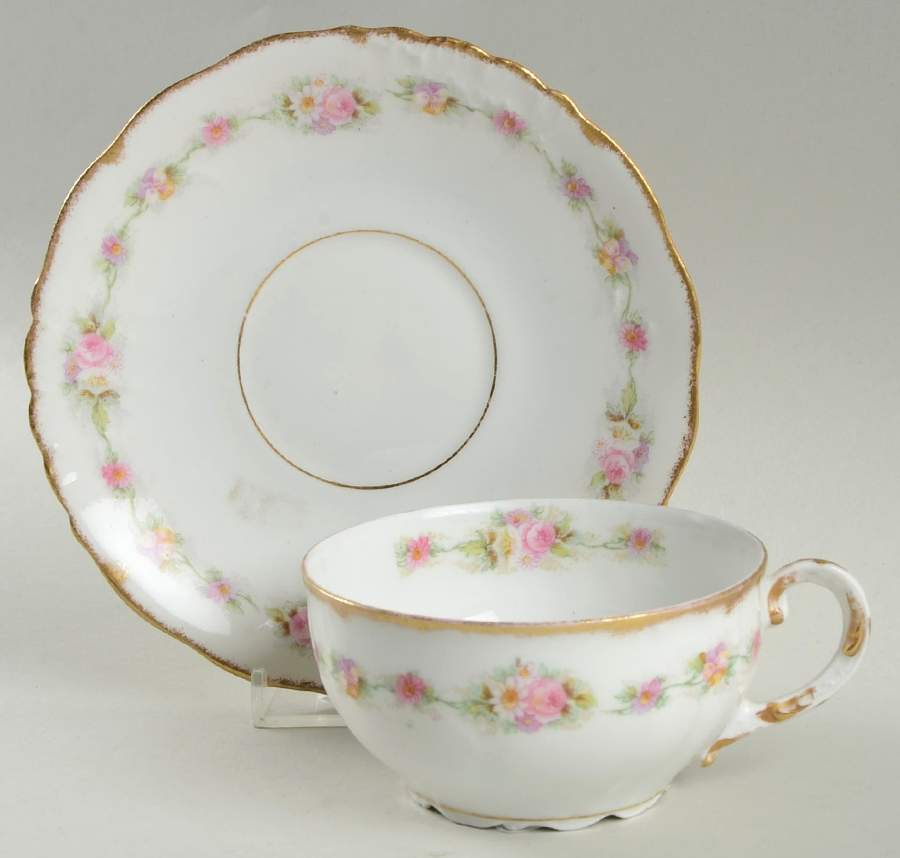 BWD31 Footed Cup & Saucer Set by Bawo & Dotter-1