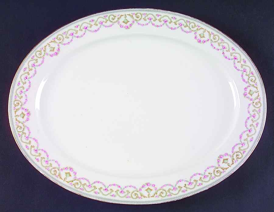 BWD34 14" Oval Serving Platter by Bawo & Dotter-1