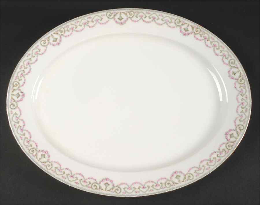 BWD34 15" Oval Serving Platter by Bawo & Dotter-1
