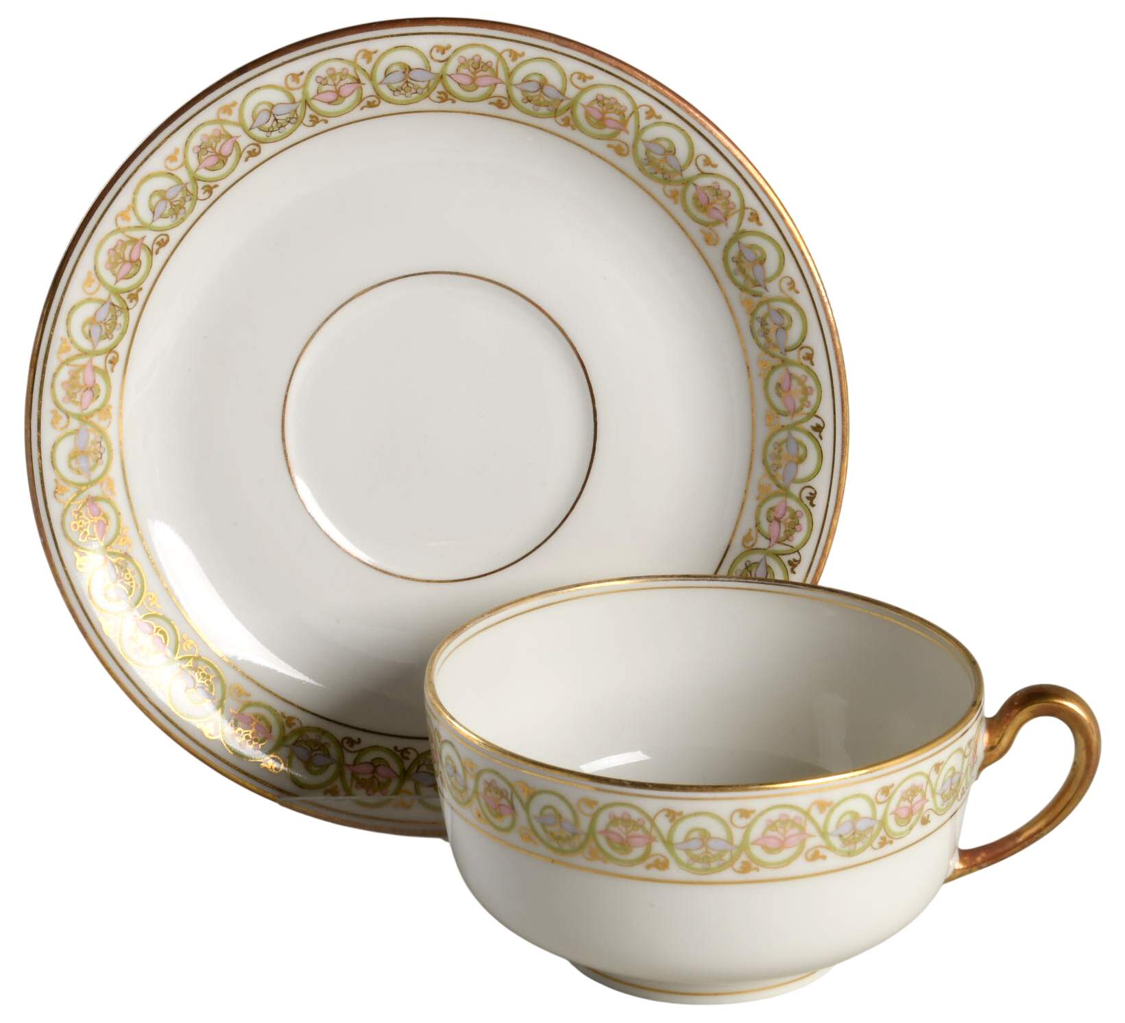 BWD35 Flat Cup & Saucer Set by Bawo & Dotter-1