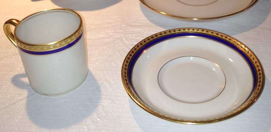 BWD37 Footed Demitasse Cup & Saucer Set by Bawo & Dotter-1