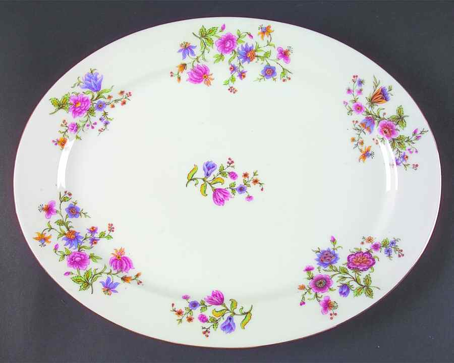 BWD44 13" Oval Serving Platter by Bawo & Dotter-1