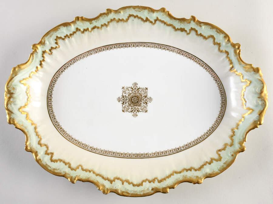 BWD47 16" Oval Serving Platter by Bawo & Dotter-1