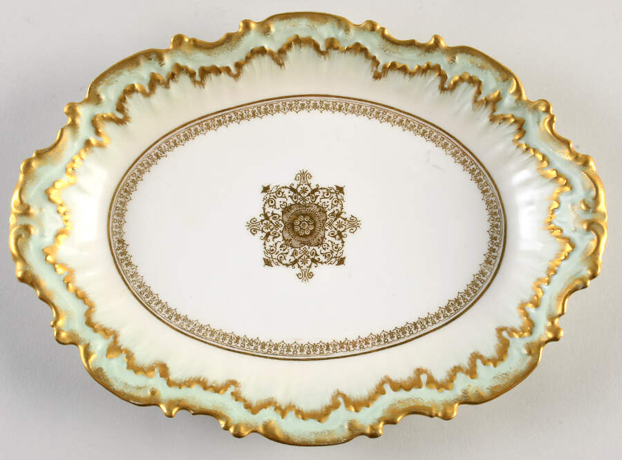 BWD47 11" Oval Serving Platter by Bawo & Dotter-1
