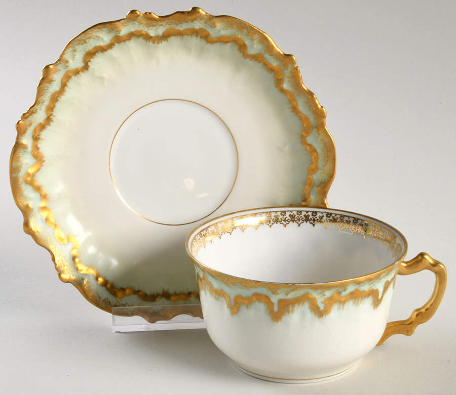 BWD47 Flat Cup & Saucer Set by Bawo & Dotter-1