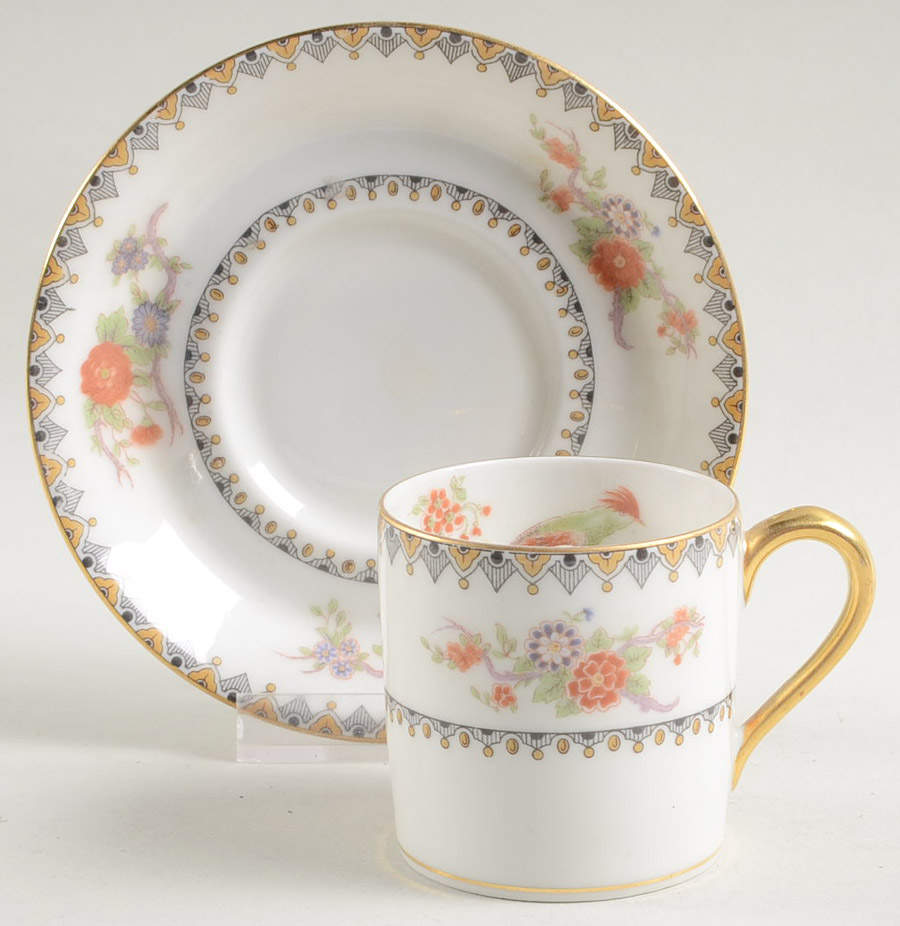 BWD5 Flat Demitasse Cup & Saucer Set by Bawo & Dotter-1