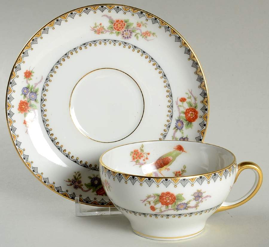 BWD5 Flat Cup & Saucer Set by Bawo & Dotter-1