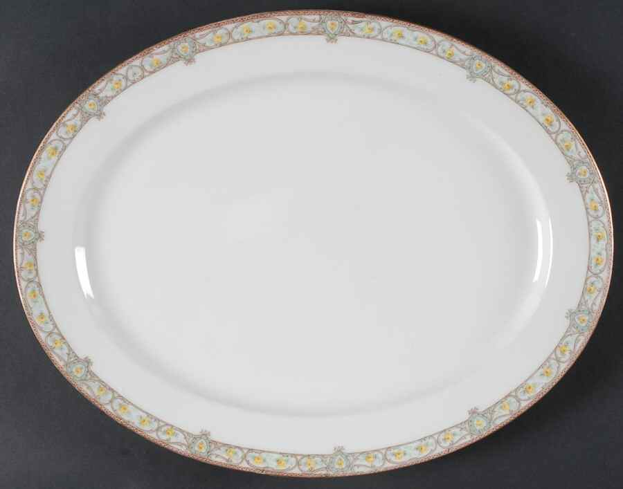 BWD73 14" Oval Serving Platter by Bawo & Dotter-1