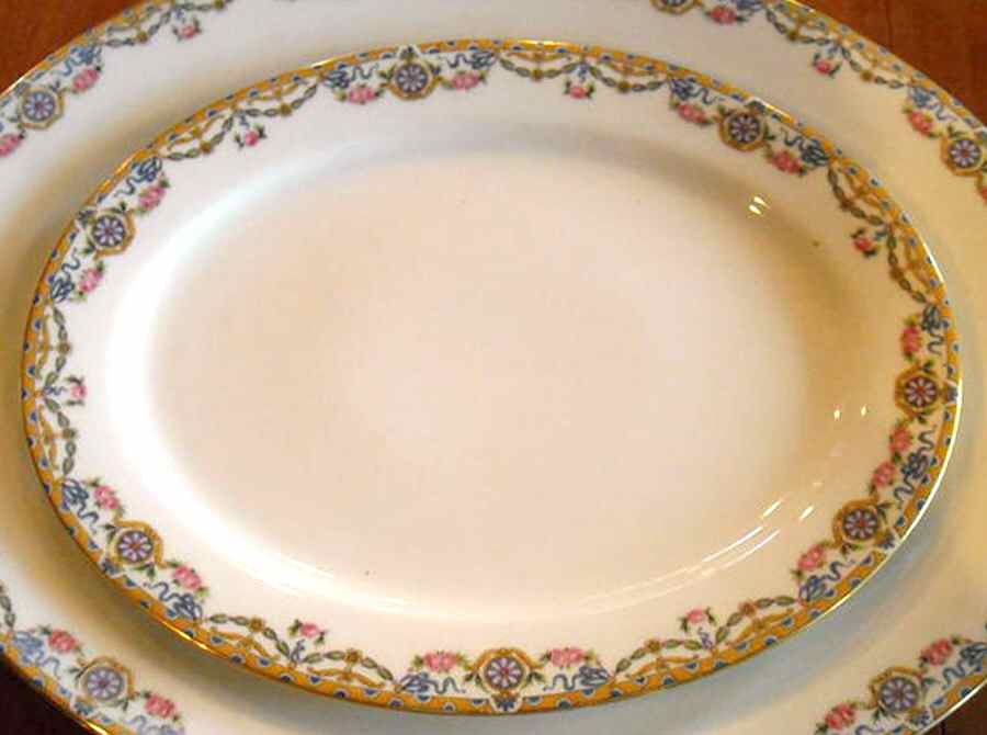 BWD76 12" Oval Serving Platter by Bawo & Dotter-1