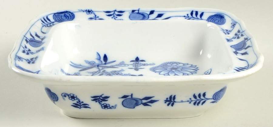 Meissen (Scalloped) Square Vegetable No Lid by Brown, Westhead & Moore-1