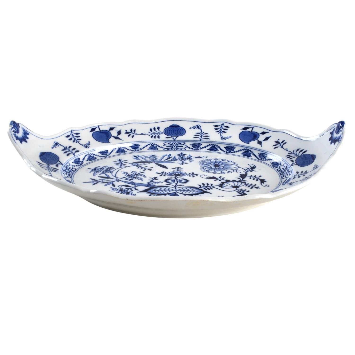 Meissen (Scalloped) 18" Handled Tray by Brown, Westhead & Moore-1