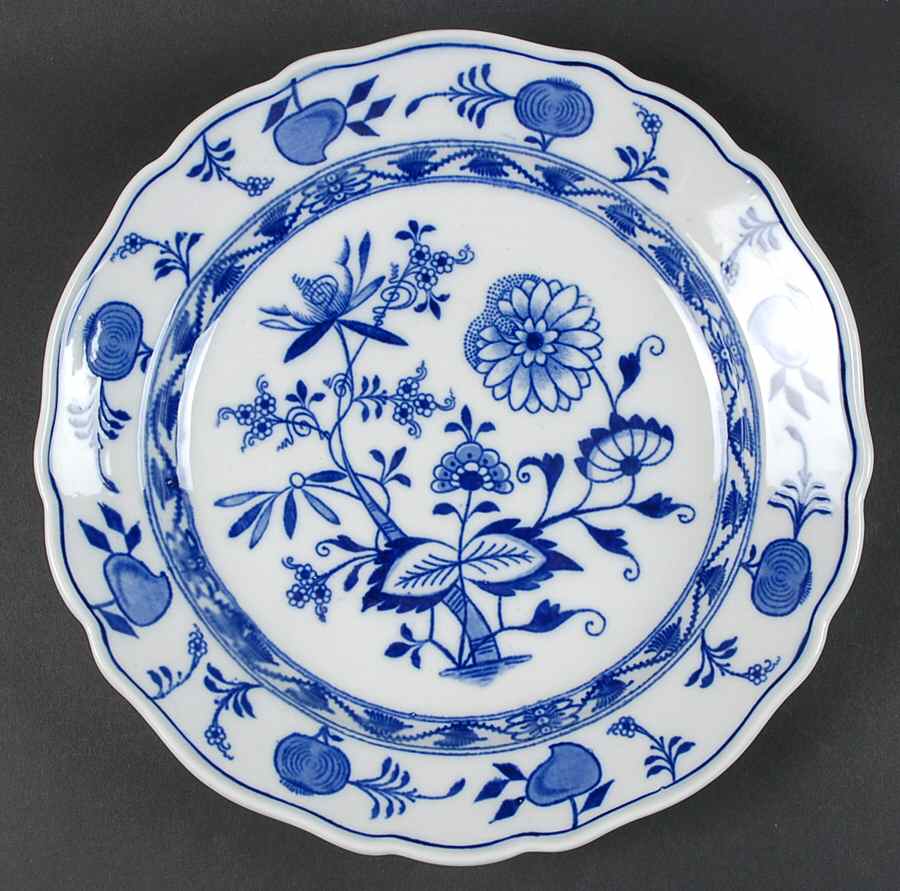 Meissen (Scalloped) 12" Chop Plate (Round Platter) by Brown, Westhead & Moore-1