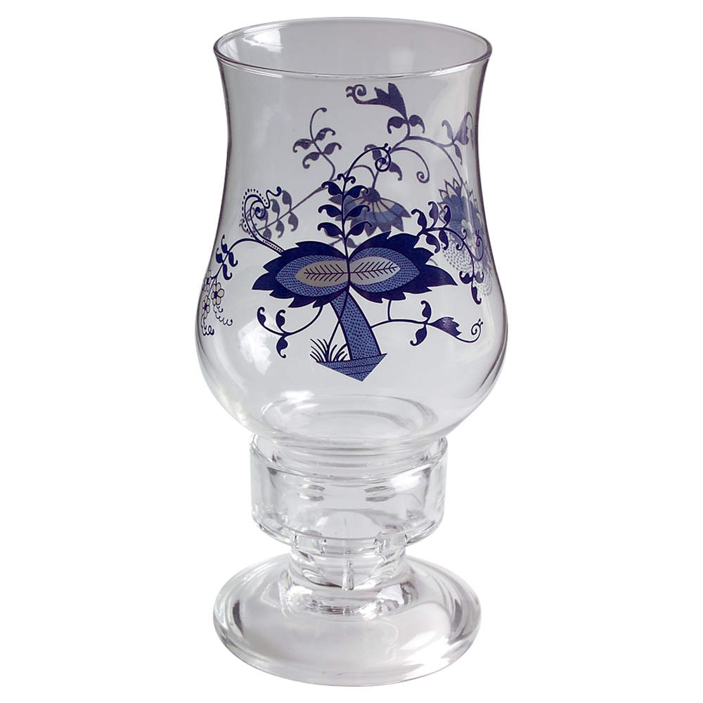 Blue Danube (2 Piece) Glassware Hurricane Lamp by Blue Danube (Japan)-1