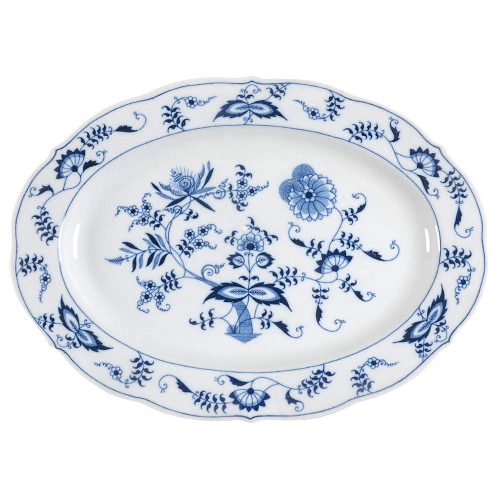 Blue Danube 14" Oval Serving Platter by Blue Danube (Japan)-1