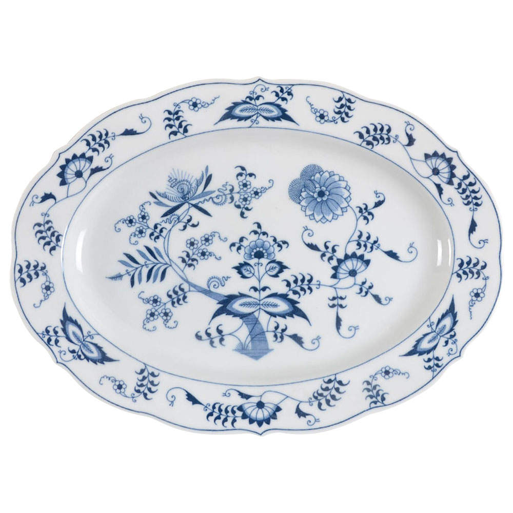 Blue Danube 12" Oval Serving Platter by Blue Danube (Japan)-1
