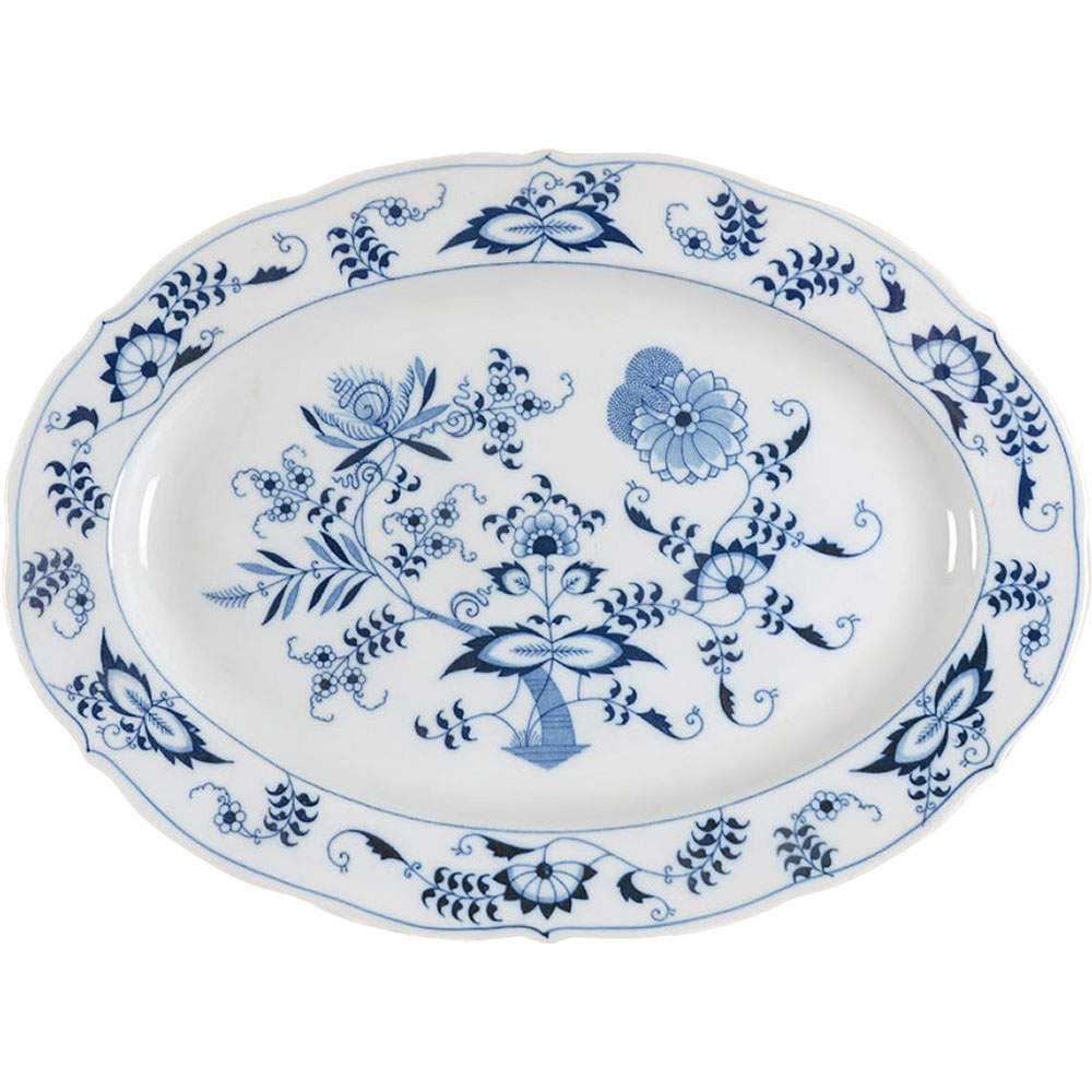 Blue Danube 16" Oval Serving Platter by Blue Danube (Japan)-1