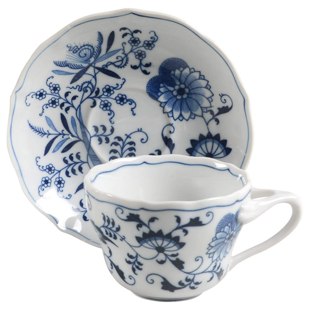 Blue Danube Oversized Cup & Saucer Set by Blue Danube (Japan)-1