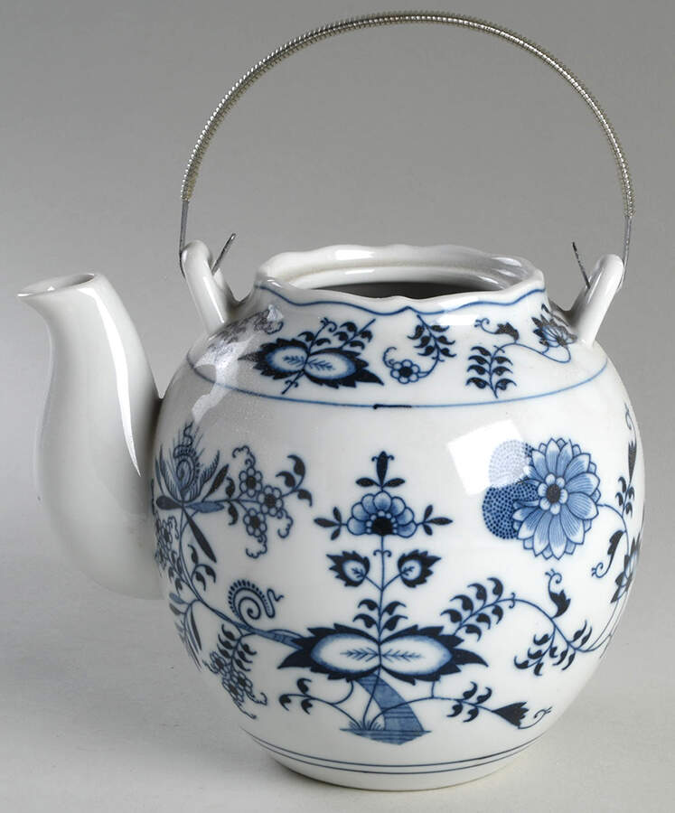 Blue Danube Teapot W/Top Handle No Lid by Blue Danube (Japan)-1