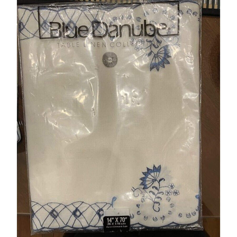 Blue Danube 14" X 70" Cloth Table Runner by Blue Danube (Japan)-1