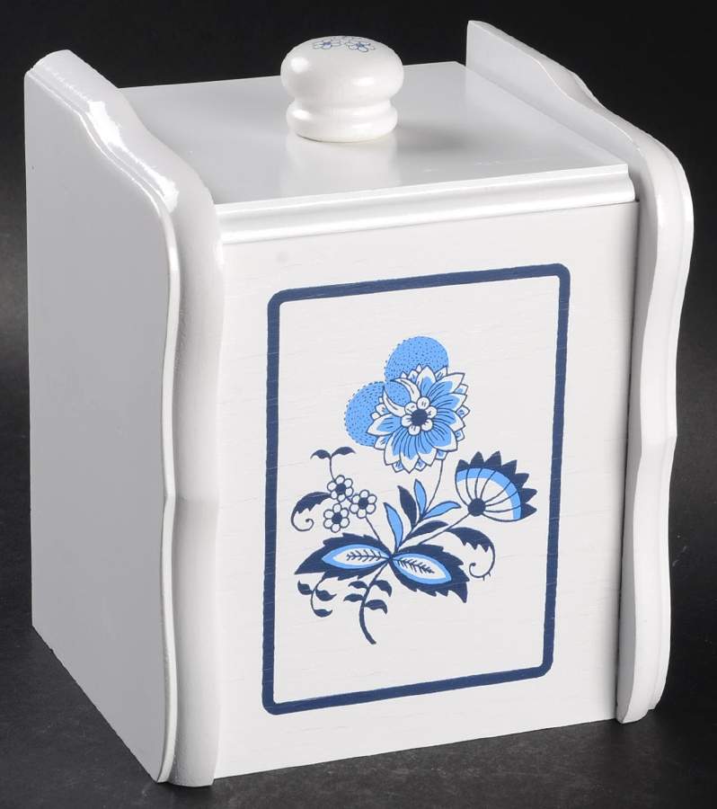 Blue Danube Small Wood Canister & Lid by Blue Danube (Japan)-1