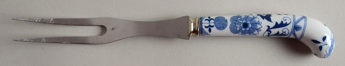 Blue Danube Fork-Carving/Stainless Prongs by Blue Danube (Japan)-1