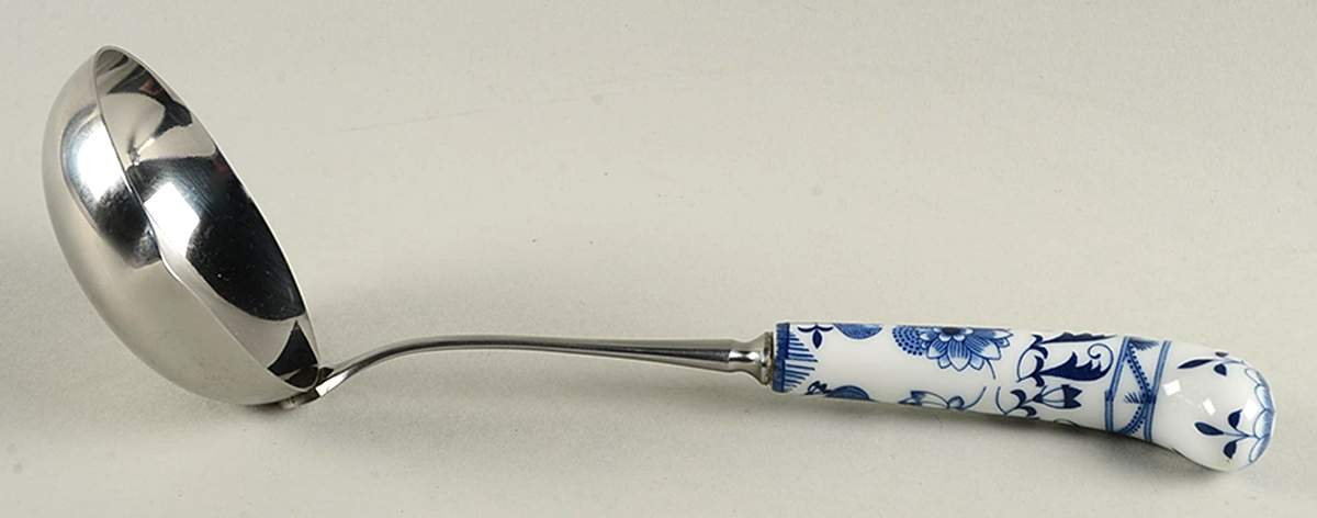 Blue Danube Tureen Ladle with Stainless Bowl by Blue Danube (Japan)-1