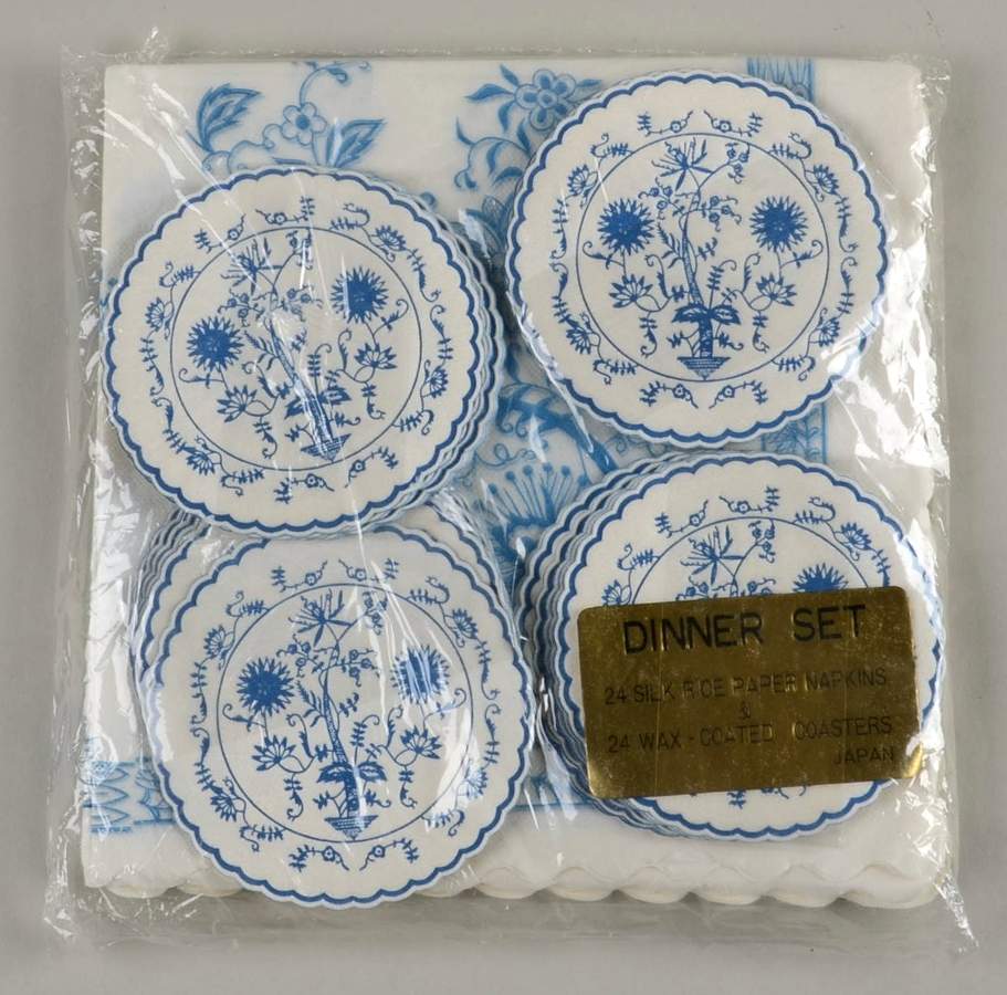 Blue Danube Dinner Set (24 Paper Napkins & Coasters) by Blue Danube (Japan)-1