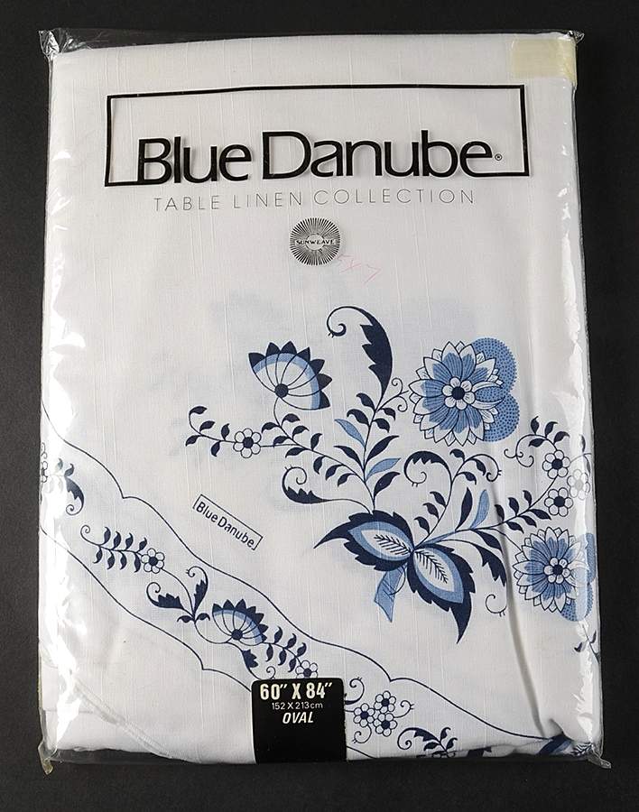 Blue Danube 60" X 84" Oval Tablecloth by Blue Danube (Japan)-1