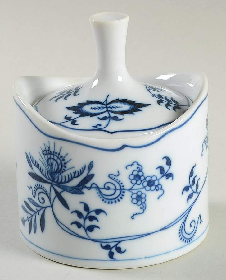 Blue Danube Sugar Bowl & Lid by Blue Danube (Japan)-1