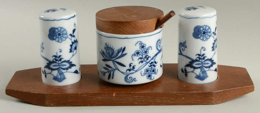 Blue Danube (6 Pc) Condiment Set (JJWL & SAPM1 & COS6DT) by Blue Danube (Japan)-1