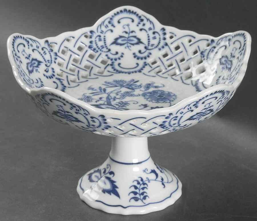 Blue Danube Round Compote (Height X Width) by Blue Danube (Japan)-1