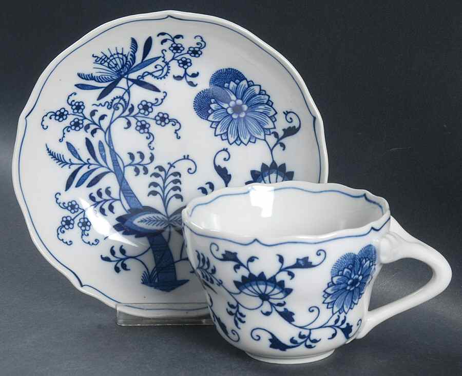 Blue Danube Oversized Cup & Saucer Set by Blue Danube (Japan)-1