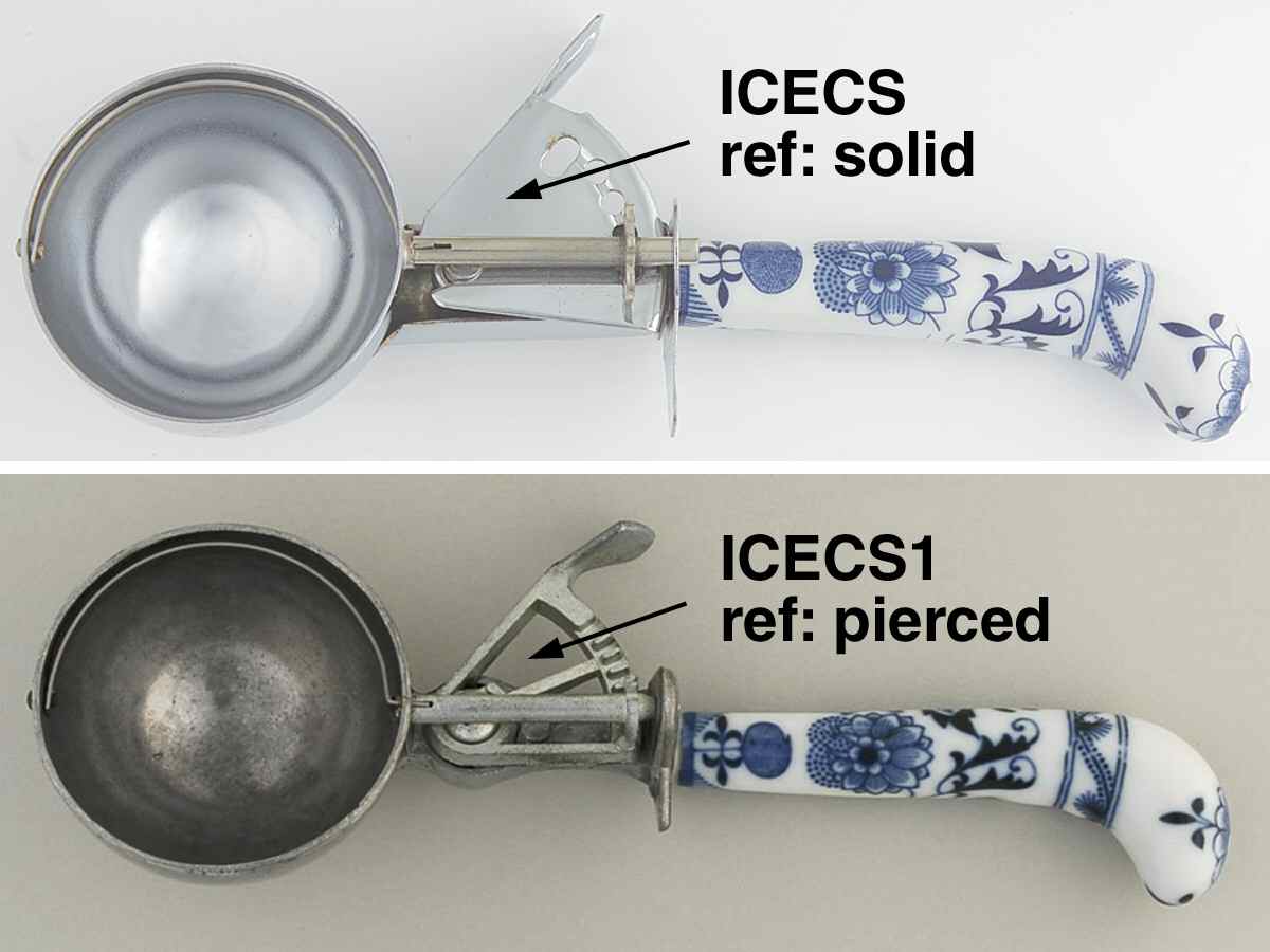 Blue Danube Ceramic Handled Ice Cream Scoop by Blue Danube (Japan)-1