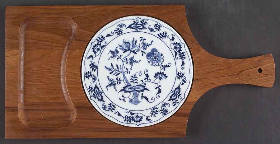 Blue Danube Wood Cheese Board with Ceramic Tile by Blue Danube (Japan)-1