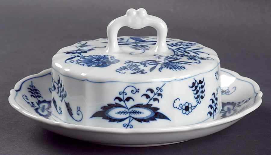 Blue Danube Round Covered Butter by Blue Danube (Japan)-1
