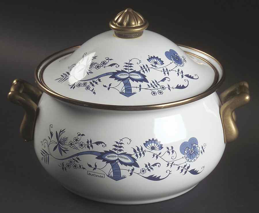Blue Danube 2 Quart Metal Covered Casserole by Blue Danube (Japan)-1