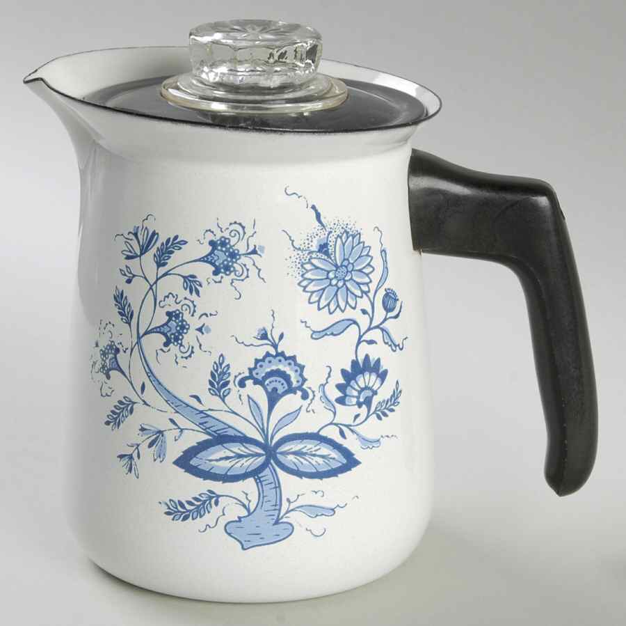 Blue Danube Percolator & Lid w/Drip by Blue Danube (Japan)-1